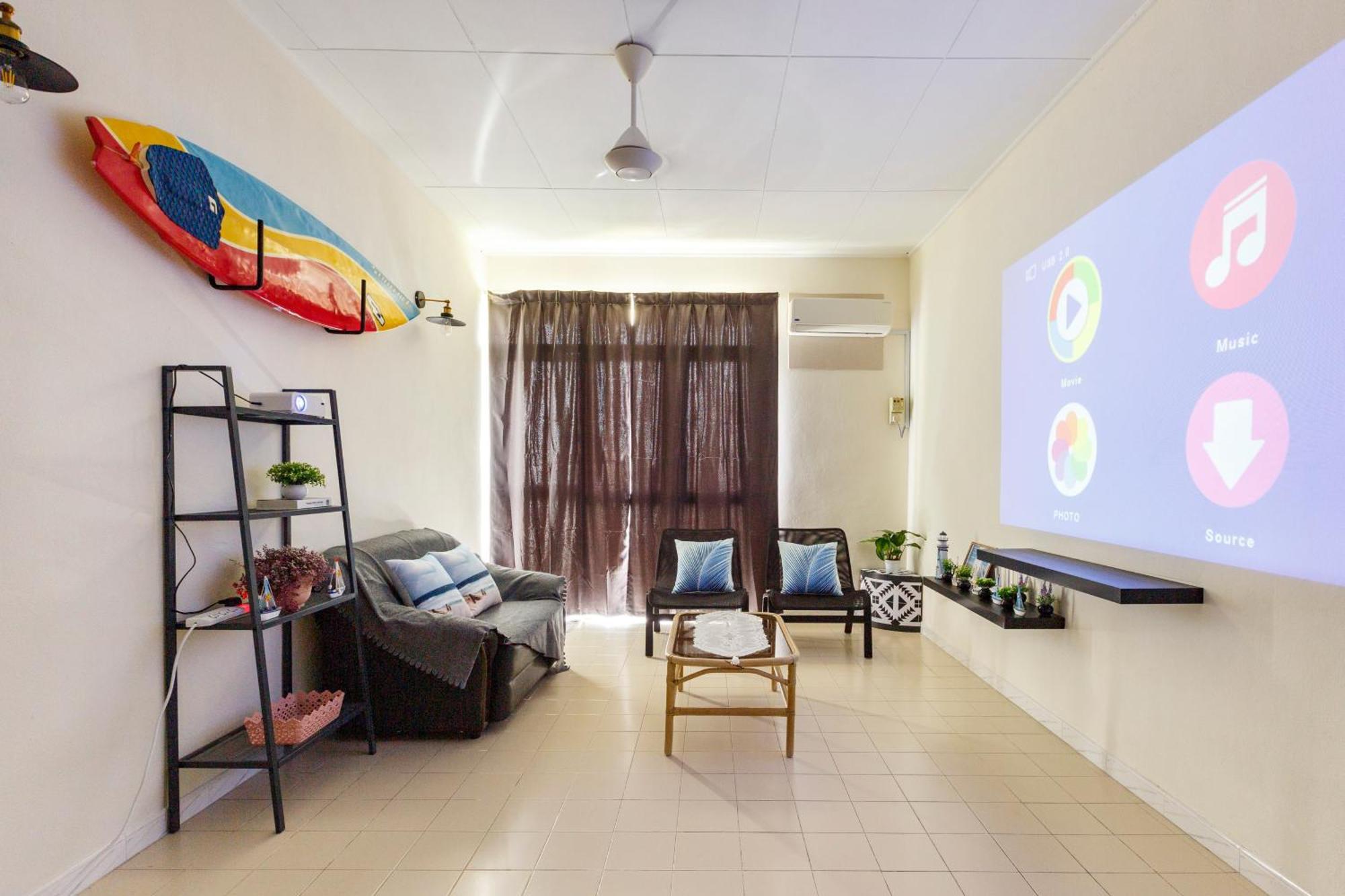 Ee's Surfer's House - Seaview, 3 Min Walk To * Batu Ferringhi